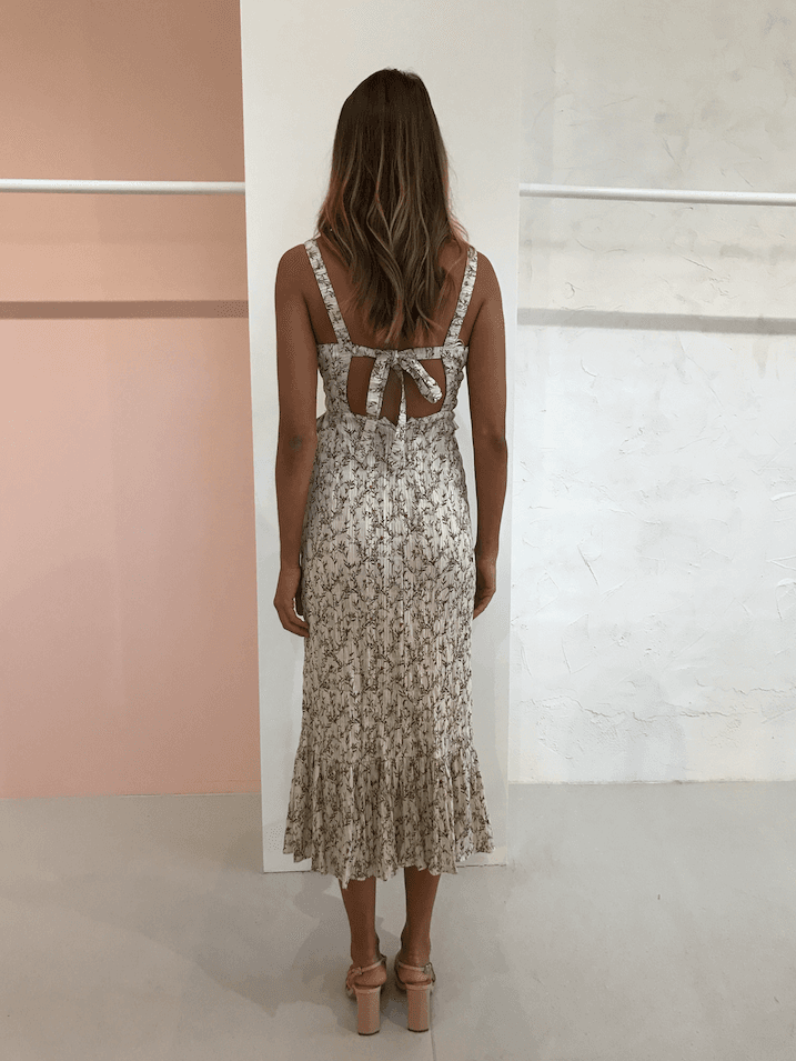 Sir The Label Alba Midi Dress Cream | AU 8 - Image 2