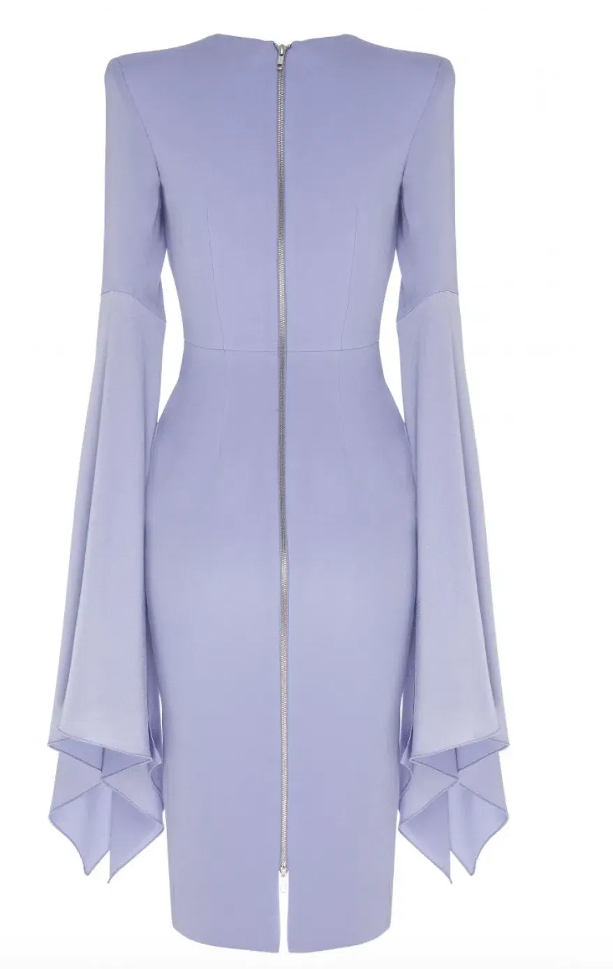 Alex Perry Cara Dress Purple Size 6 - Image 3