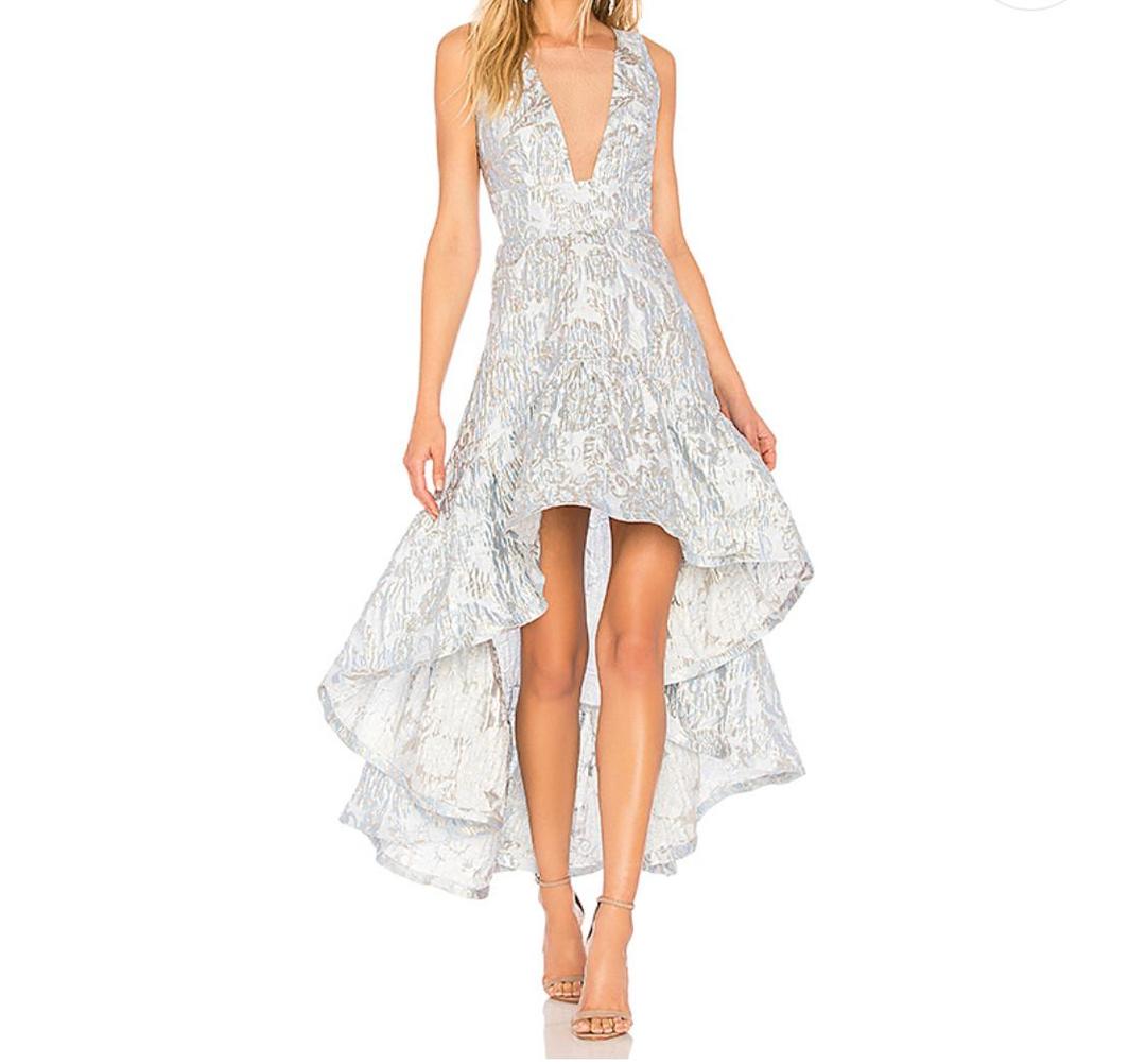 Bronx and Banco Fiona Gown Silvery Blue Size 10 for rent on The Volte - main image