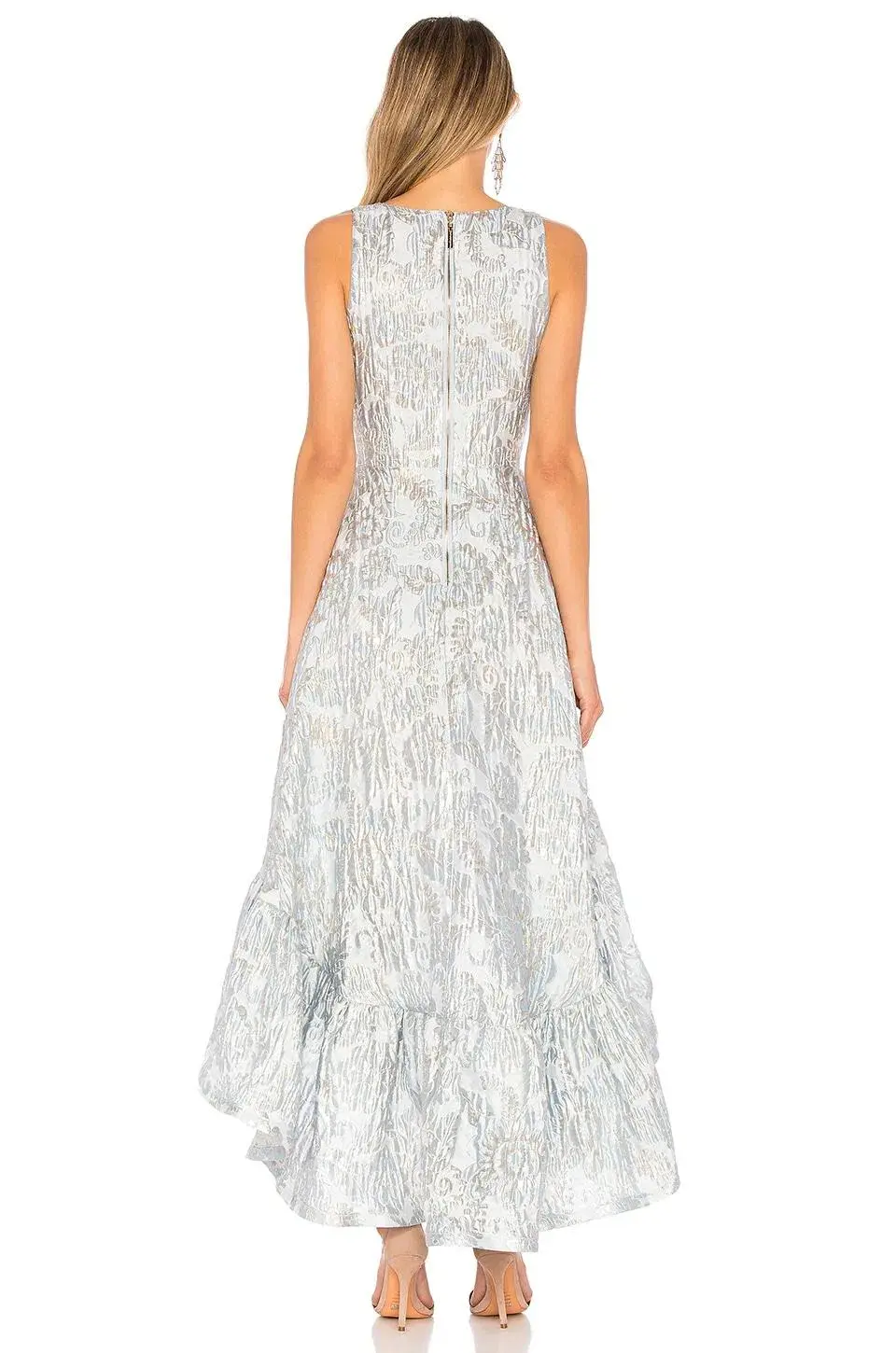 Bronx and Banco Fiona Gown Silvery Blue Size 10 - Image 3