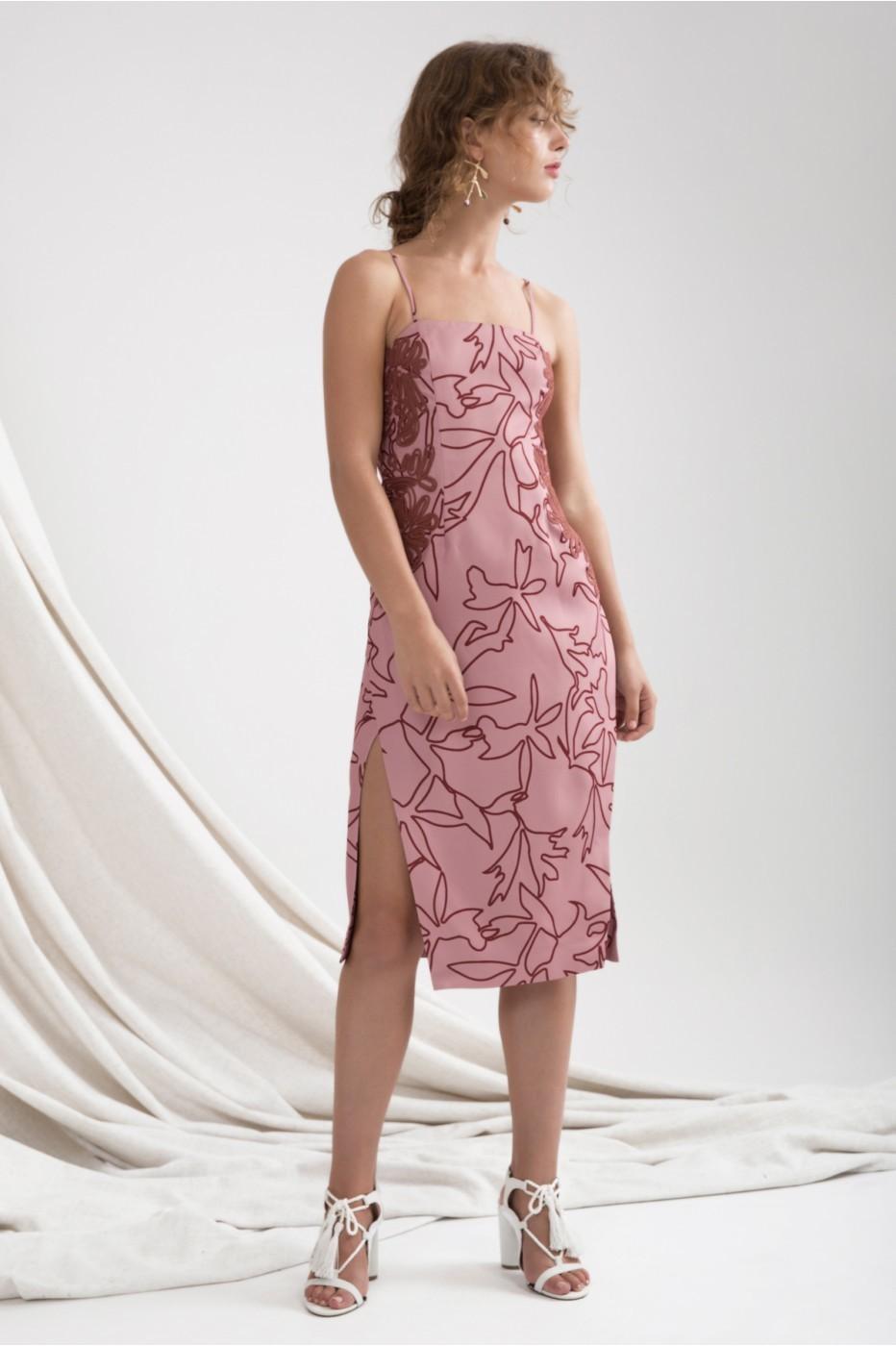 C/MEO Collective Paradise Quartz Linear Dress Size 14 - Image 1