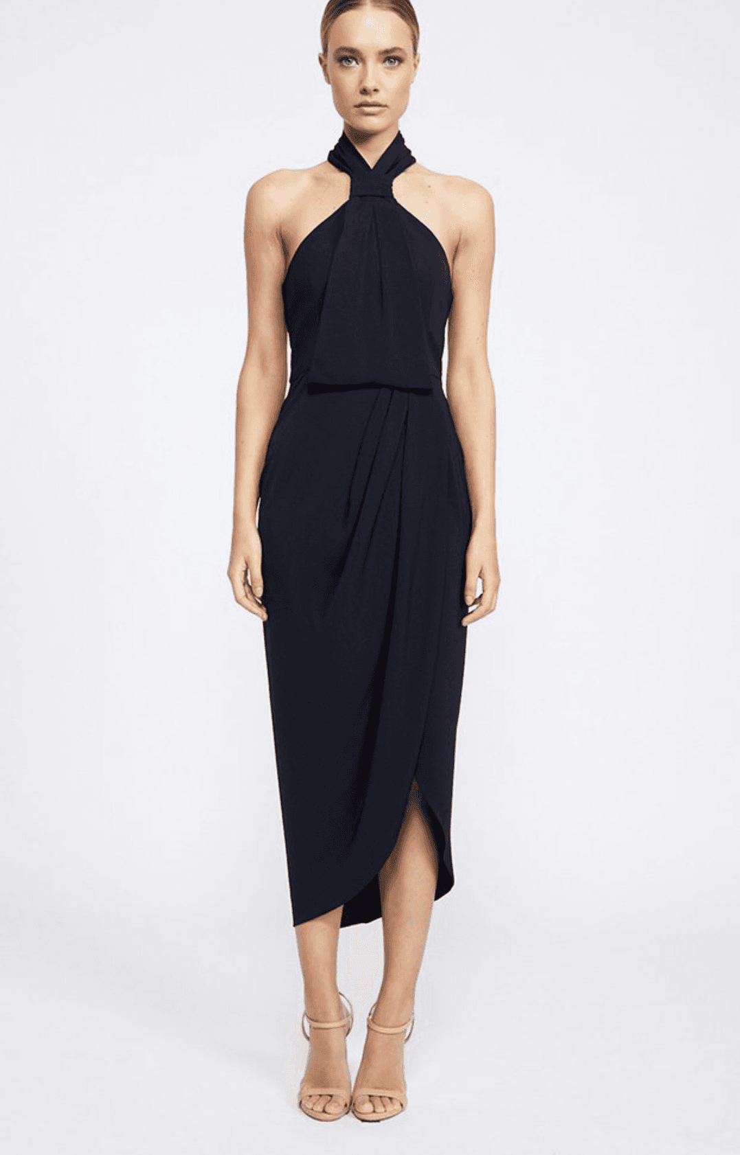 Shona Joy Core knot draped Dress 12 - Image 1