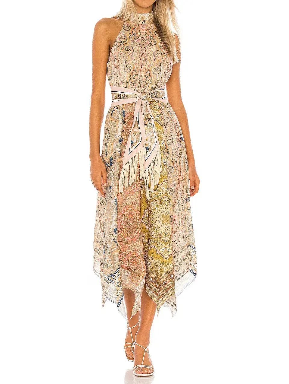 Zimmermann Freja Hanky Hem Long Dress Spliced Size 10 - Image 1