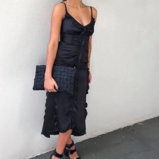 Camilla and Marc Sentry Midi Dress Black Size 10 - Image 2