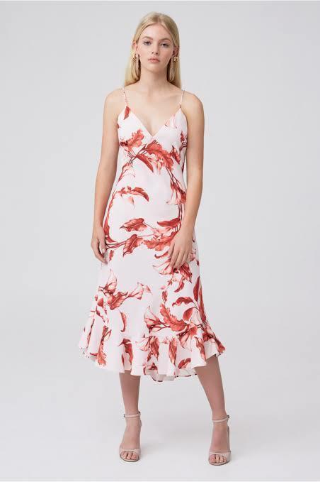 Keepsake the Label Pretty One Midi Dress Floral Size 8 - Image 1