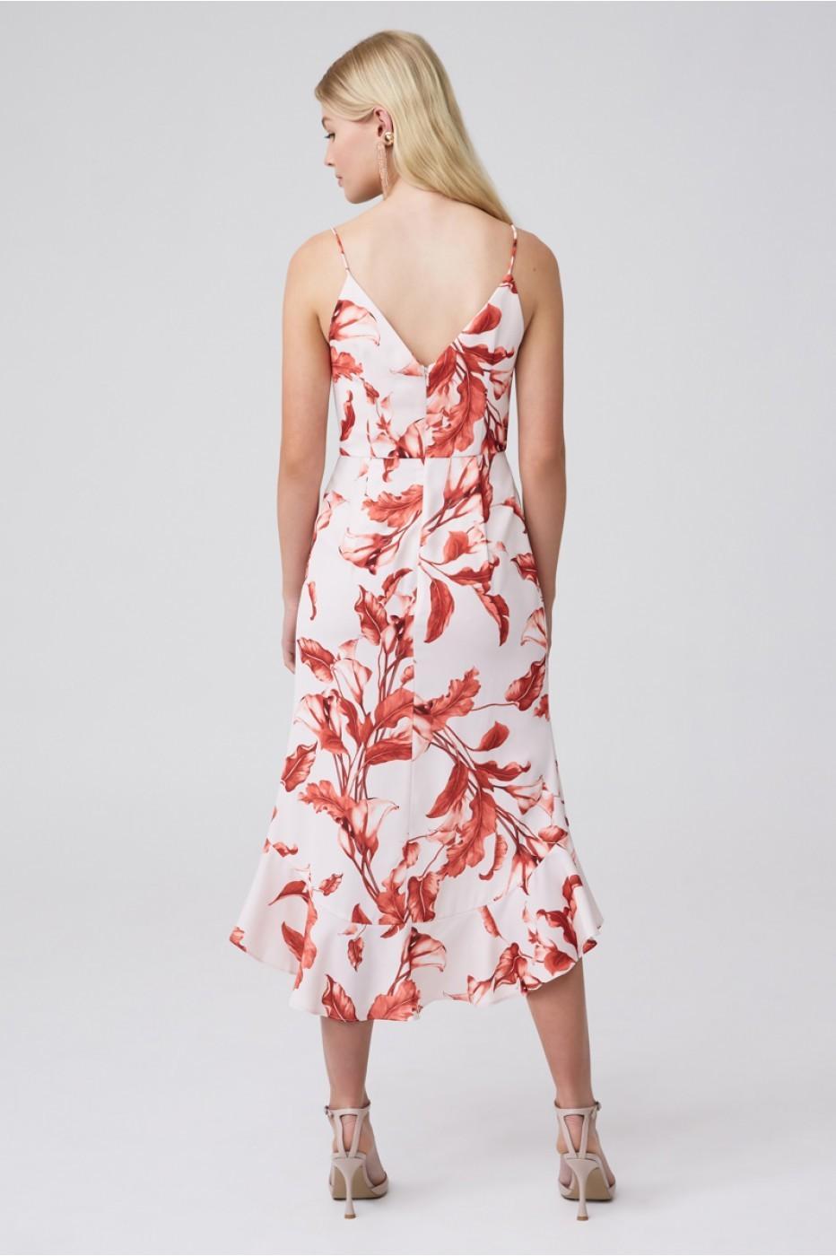 Keepsake the Label Pretty One Midi Dress Floral Size 8 for rent on The Volte - main image