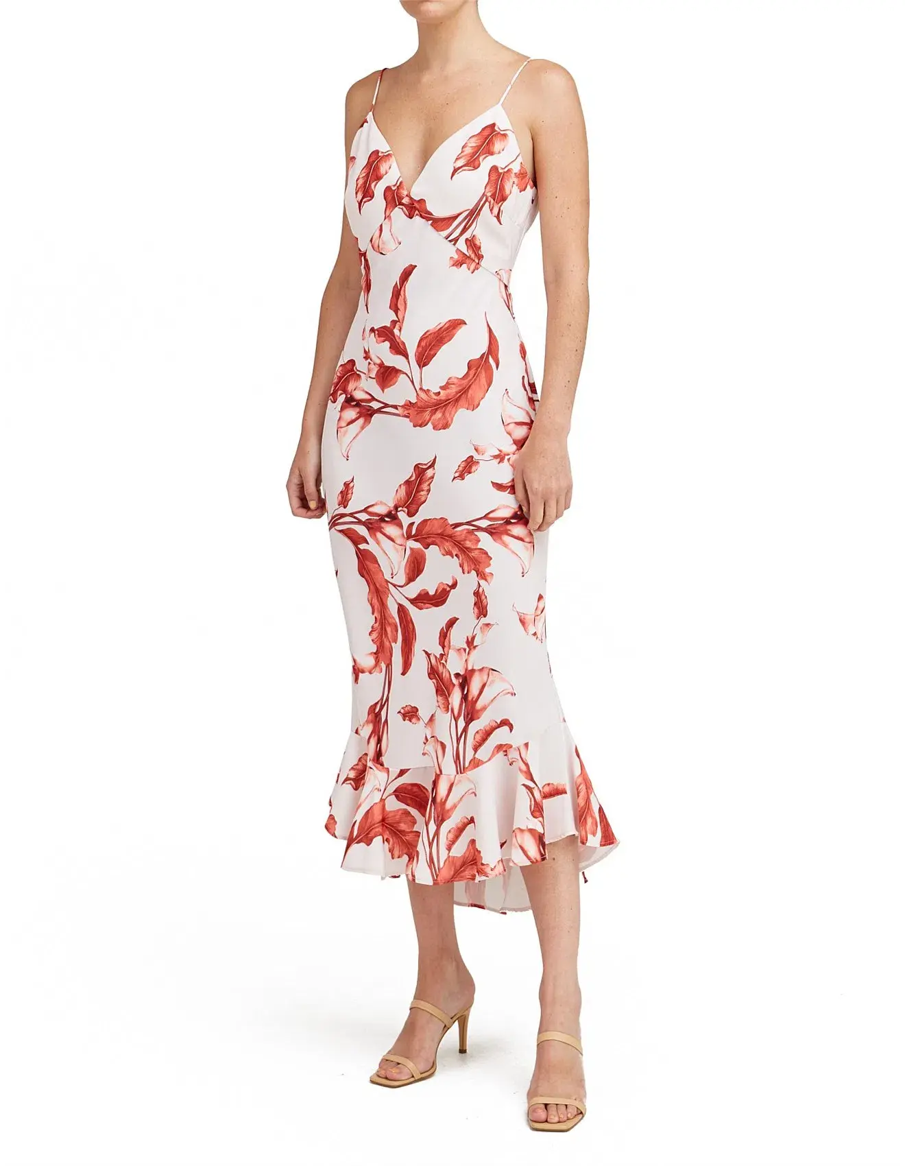 Keepsake the Label Pretty One Midi Dress Print Size 8 - Image 1