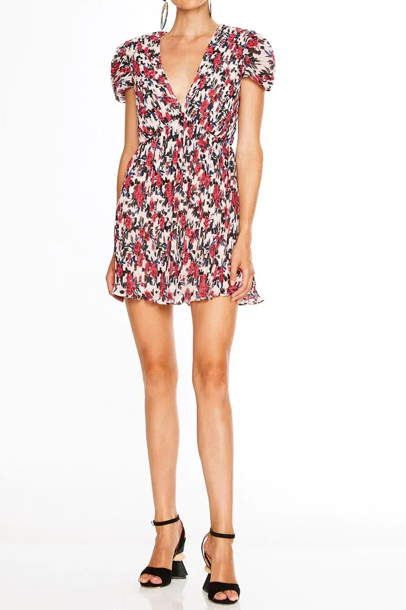 Talulah Roseto Mini Dress Print Size 8 - Image 1