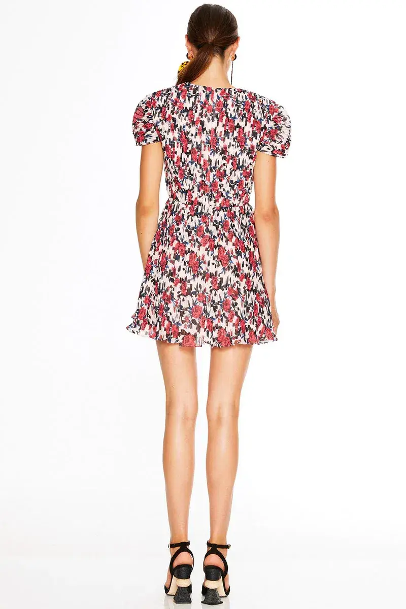 Talulah Roseto Mini Dress Print Size 8 - Image 3