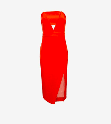Nicholas Bonded Strapless Dress - Image 2