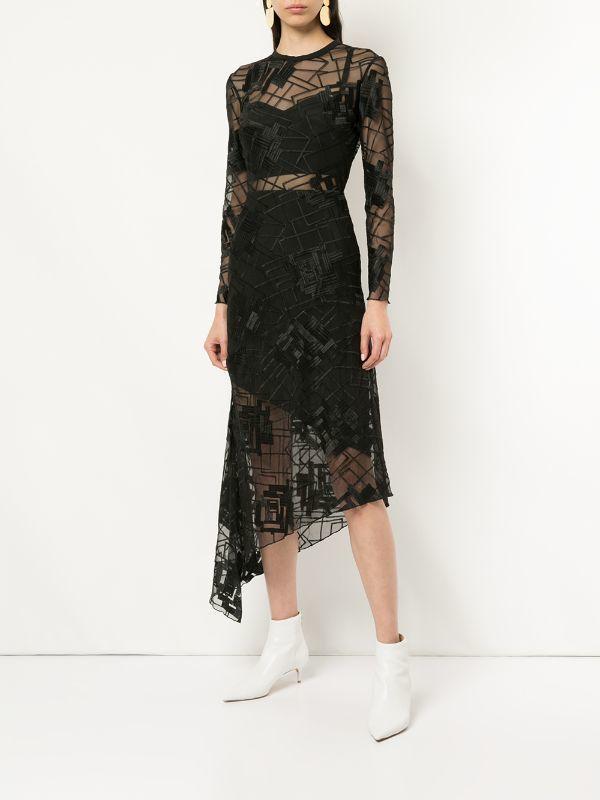 Manning Cartel Smoke & Mirrors Dress Black  Size 08 - Image 2
