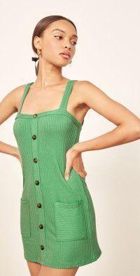 Reformation Kenny Dress Green Size AU 8  - Image 5
