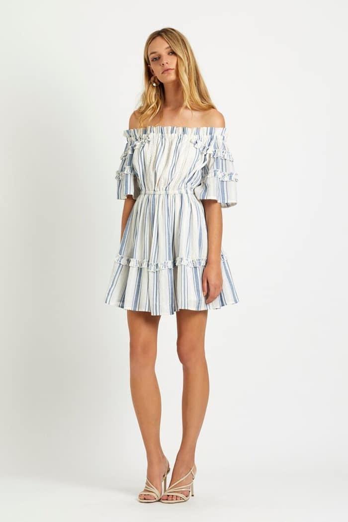 Steele Panama Off Shoulder Dress size 8 - Image 1