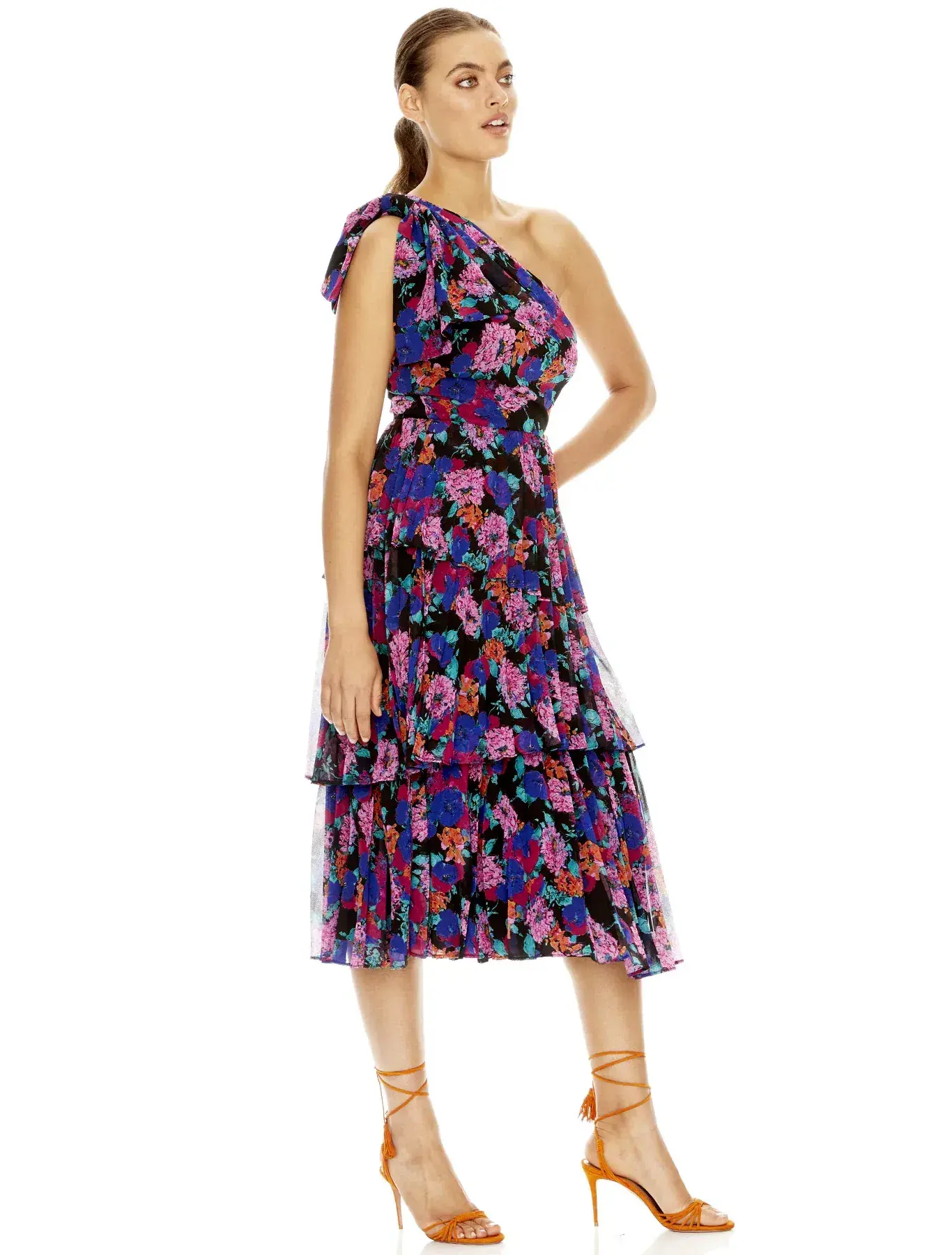 Talulah Sweet Talk Midi Dress Print Size M - Image 1