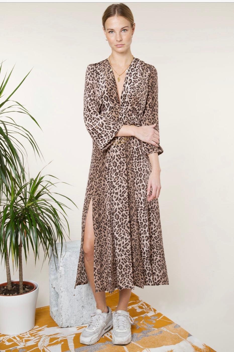 RIXO - Camellia Leopard Dress size 12 - Image 1