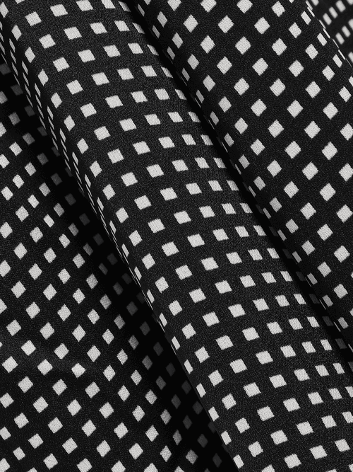 Equipment - Bancort belted black checked crepe de chine shirt dress size 8 - Image 4