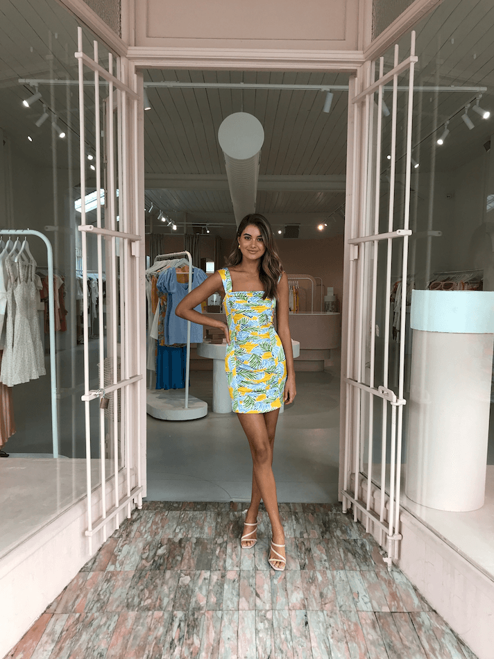 Bec & Bridge Palm Paradise Mini Dress - Image 3