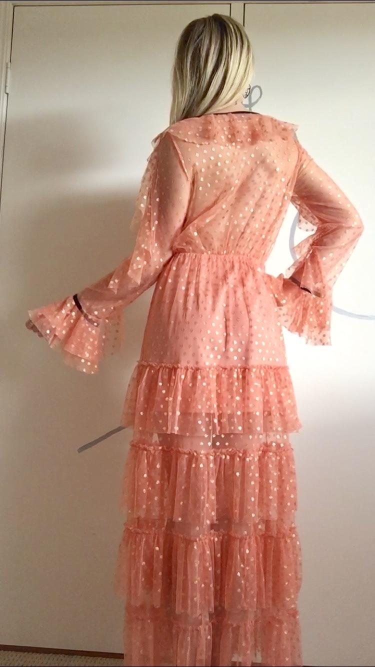 Alice McCall Flamenco Maxi Dress Rose Size 8 - Image 5