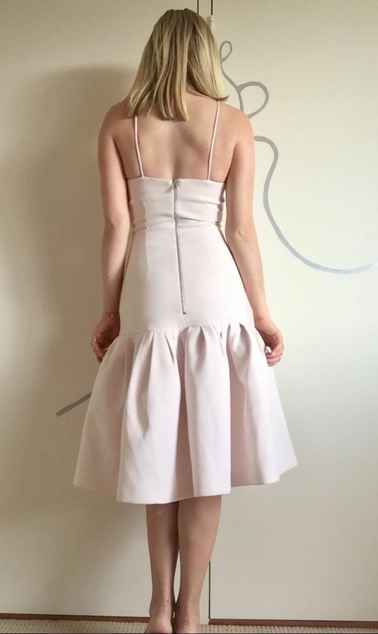 By Johnny Fit and Flare Midi Dress Pale Pink Size 6 - Image 6