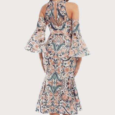 Thurley Carnival Midi Dress for rent on The Volte - main image