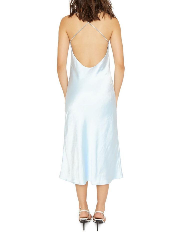 Third Form Cross Back Cowl Bias Slip Dress Powder Blue Size 10 - Image 1