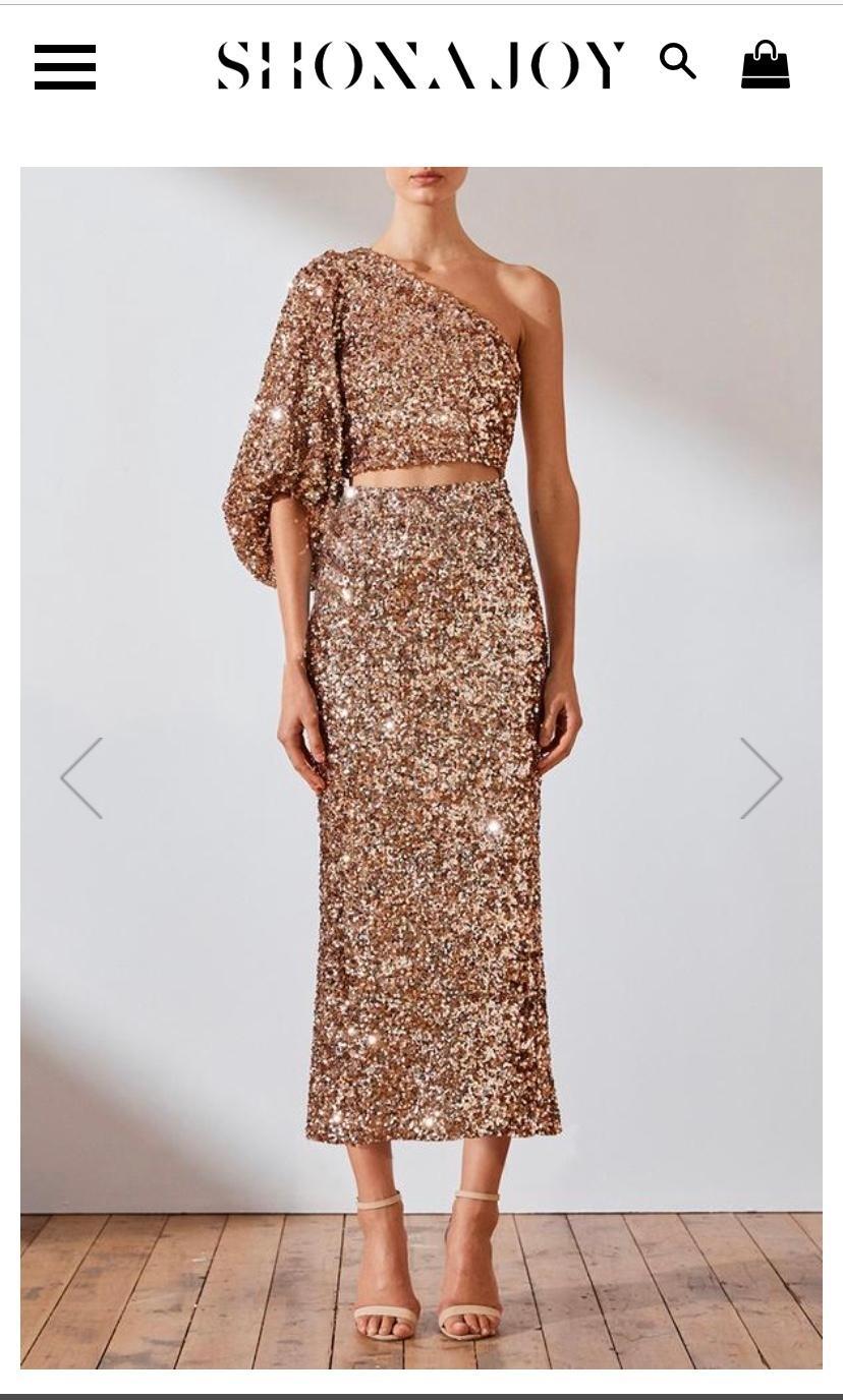 Shona Joy Faye shoulder top and matching skirt  - Image 2