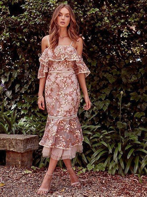 Rodeo Show Rowena Lace Dress Size 14 - Image 3
