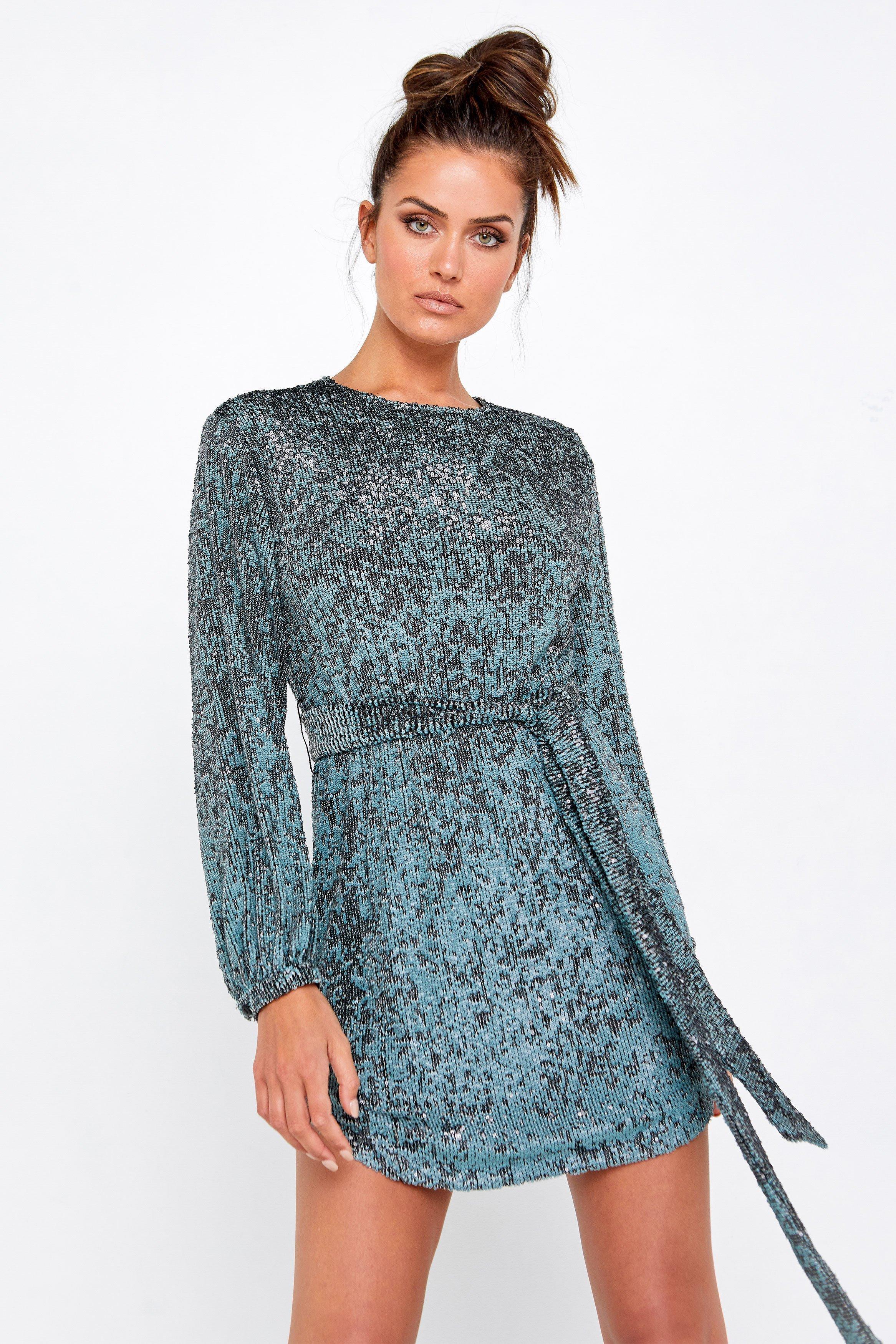 Mossman Night Fever Tie Dress Size 14 - Image 2