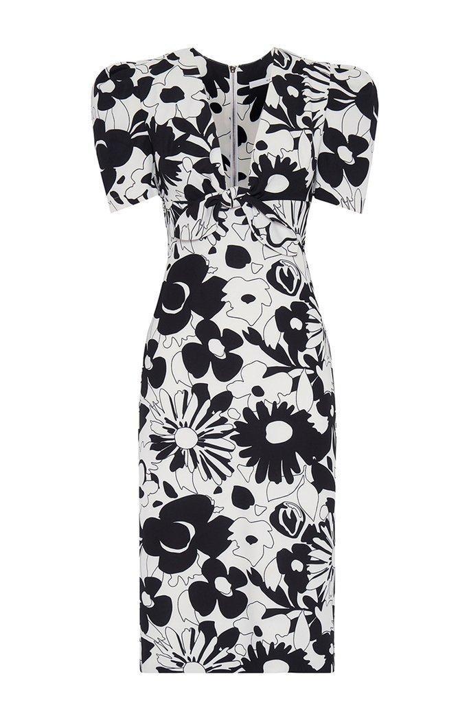 By Johnny - Floral Tie Front Tee Dress - Size 10 - Image 4