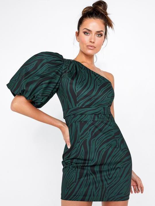 Mossman Dark Paradise Mini Dress green Size 10 - Image 1
