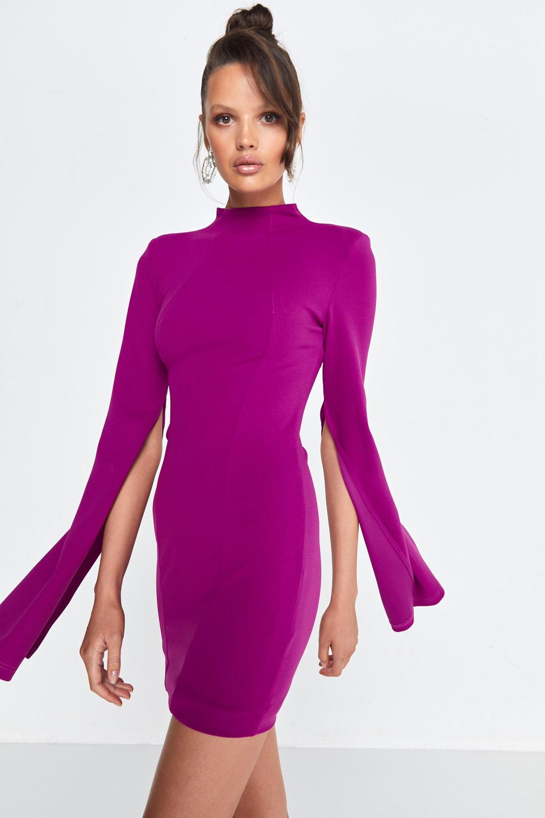 Mossman The Sense Of Mystery Dress Magenta Size 10 for rent on The Volte - main image