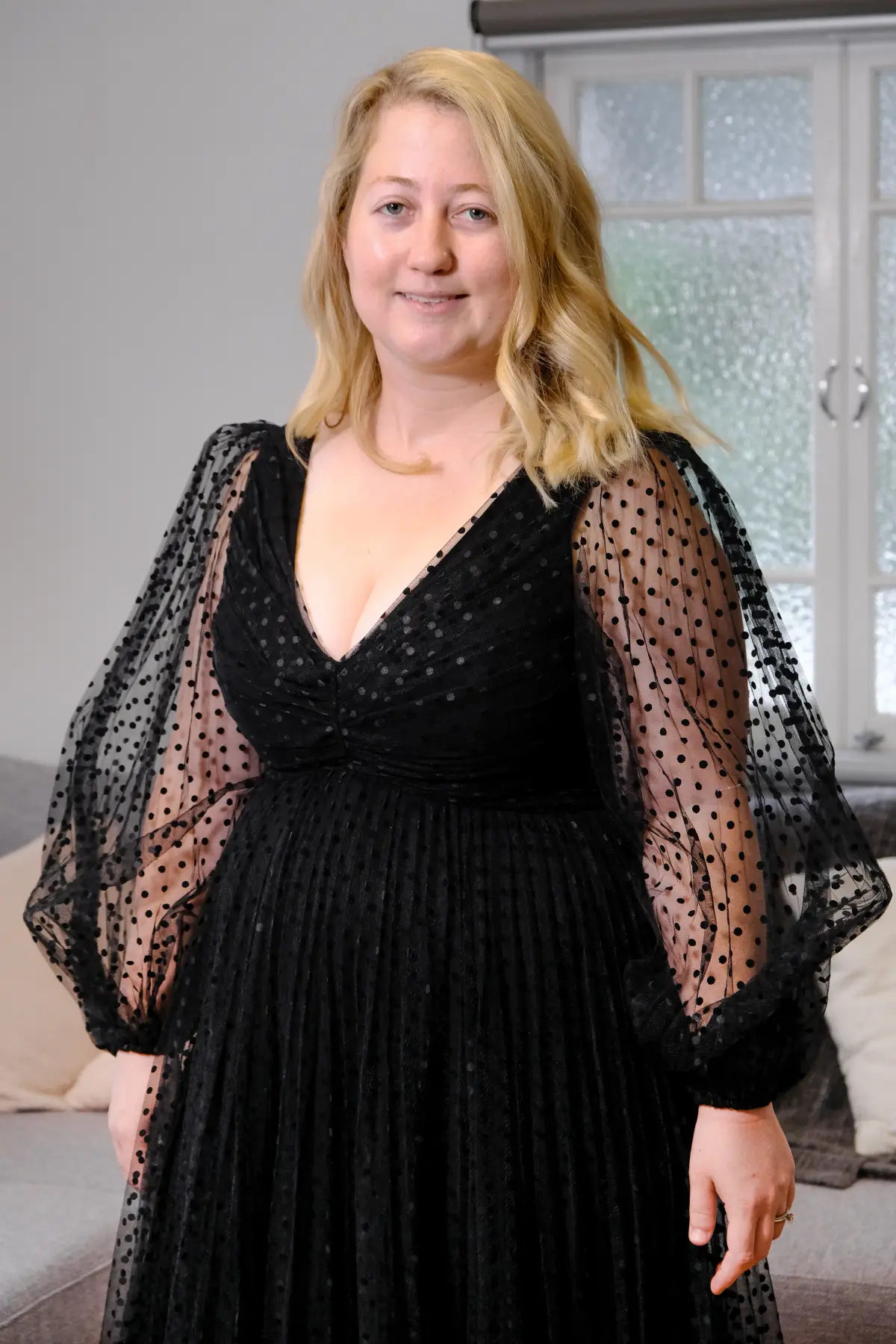 Zimmermann Lucky Pleated Polka Dot Ballet Dress Size 14 - Image 3