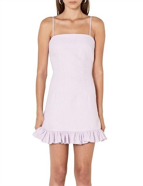 By Johnny April Frill Mini Dress Lilac size 8 - Image 1