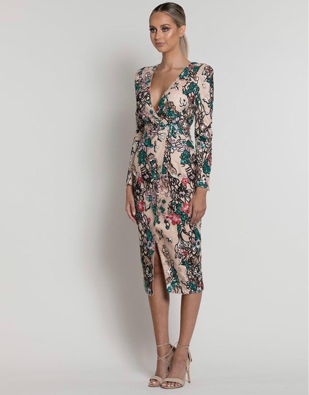 Kali Wrap Multi-Lace Midi - Image 2