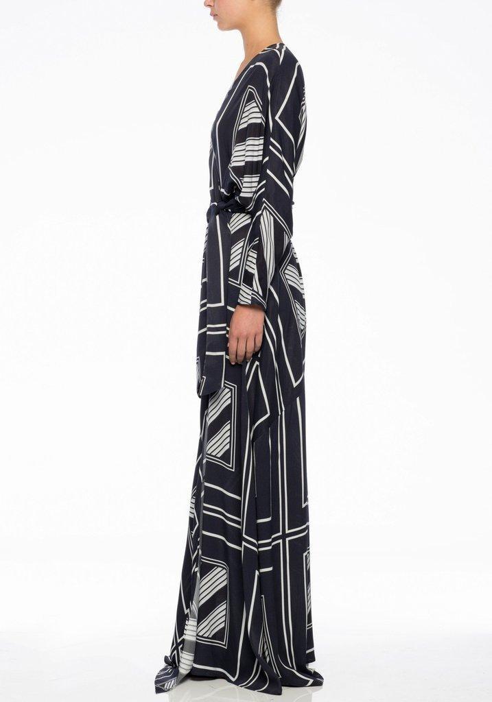 Viktoria Woods Atonement Dress Complex Print Size 1/Au 8 - Image 3