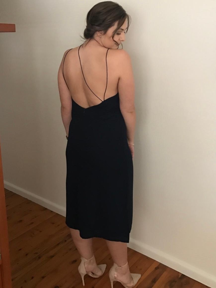 Maurie & Eve Seventh Floor Dress Navy Size 12 - Image 3