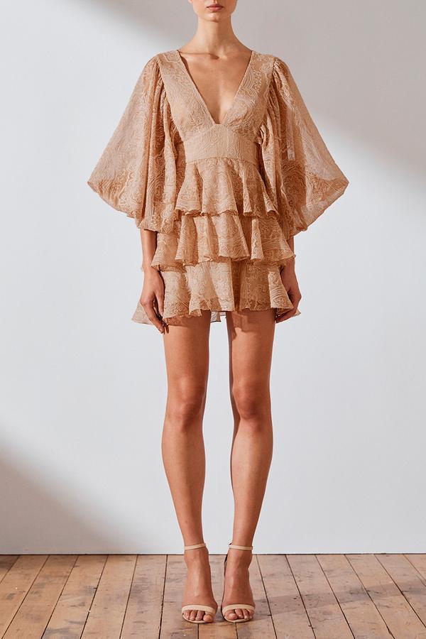 Shona Joy Monroe Draped Sleeve Dress size 10 - Image 1