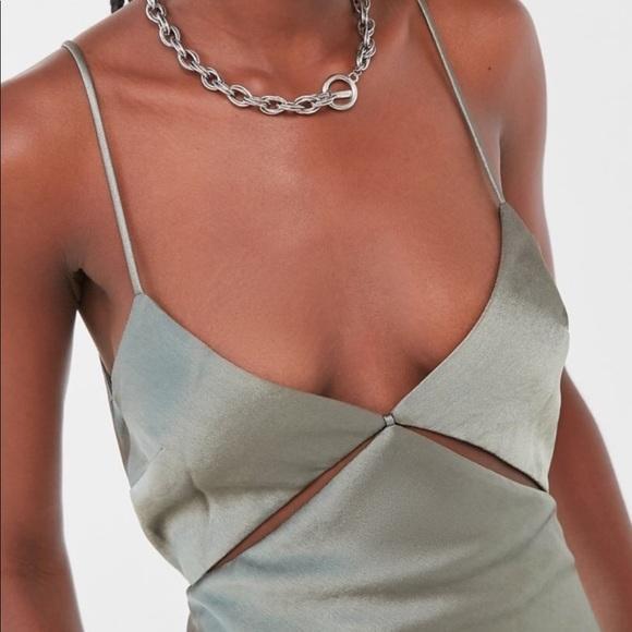 Bec and Bridge Mila Slip Dress green size 8 for rent on The Volte - main image