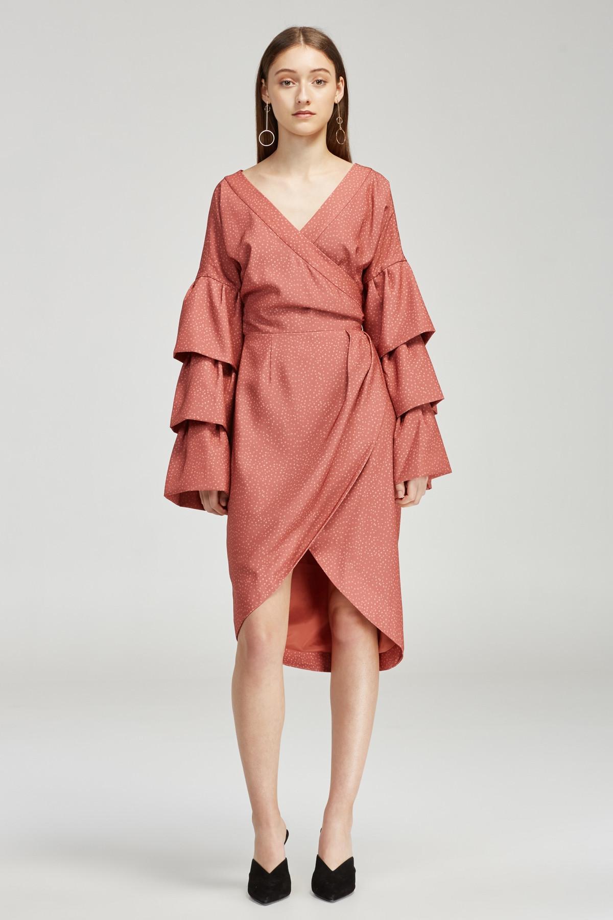 Keepsake the label Set in Stone Wrap Dress size 8 - Image 1