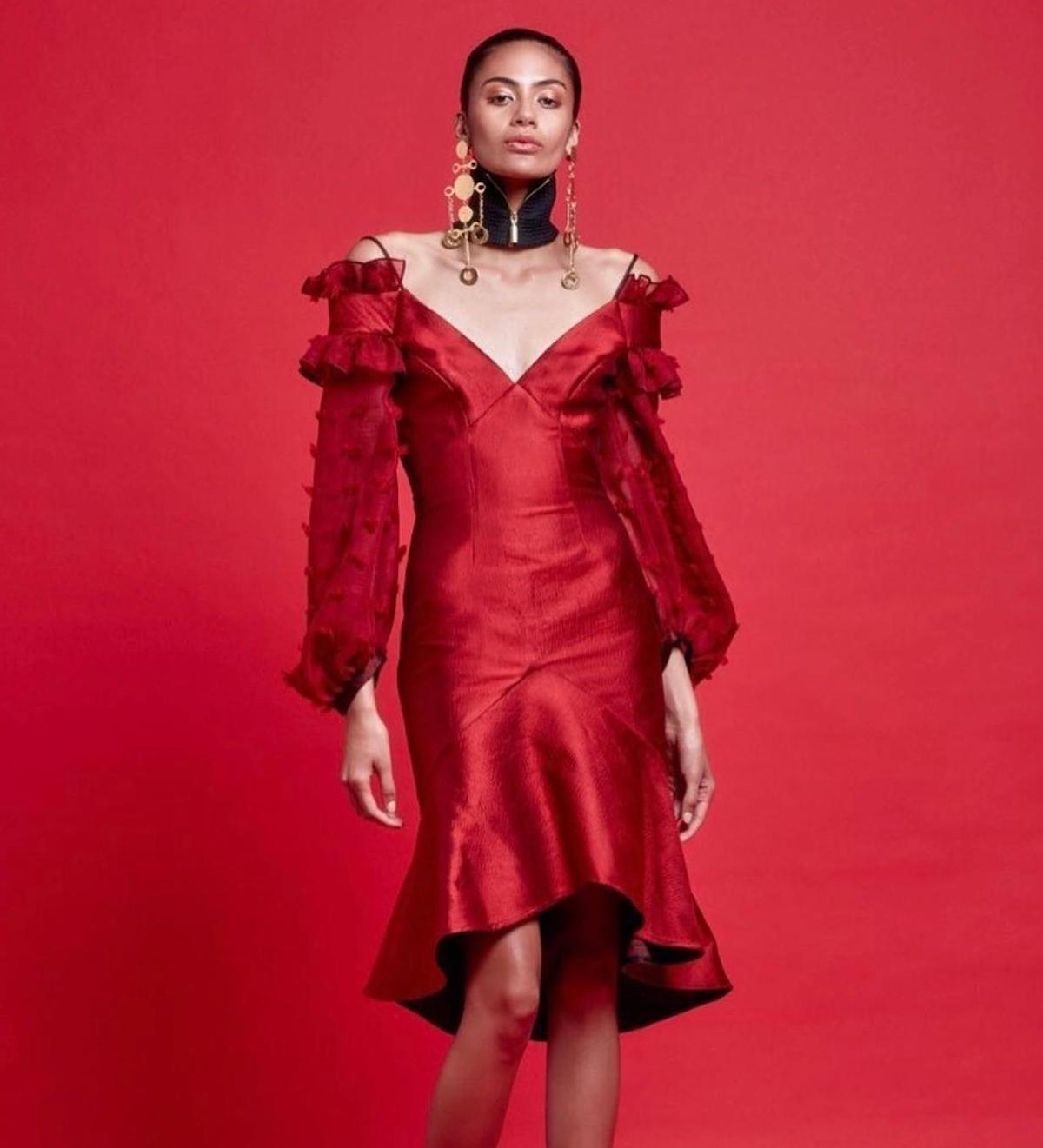 Nicola Finetti Rosalie Red Dress red size 8  - Image 1