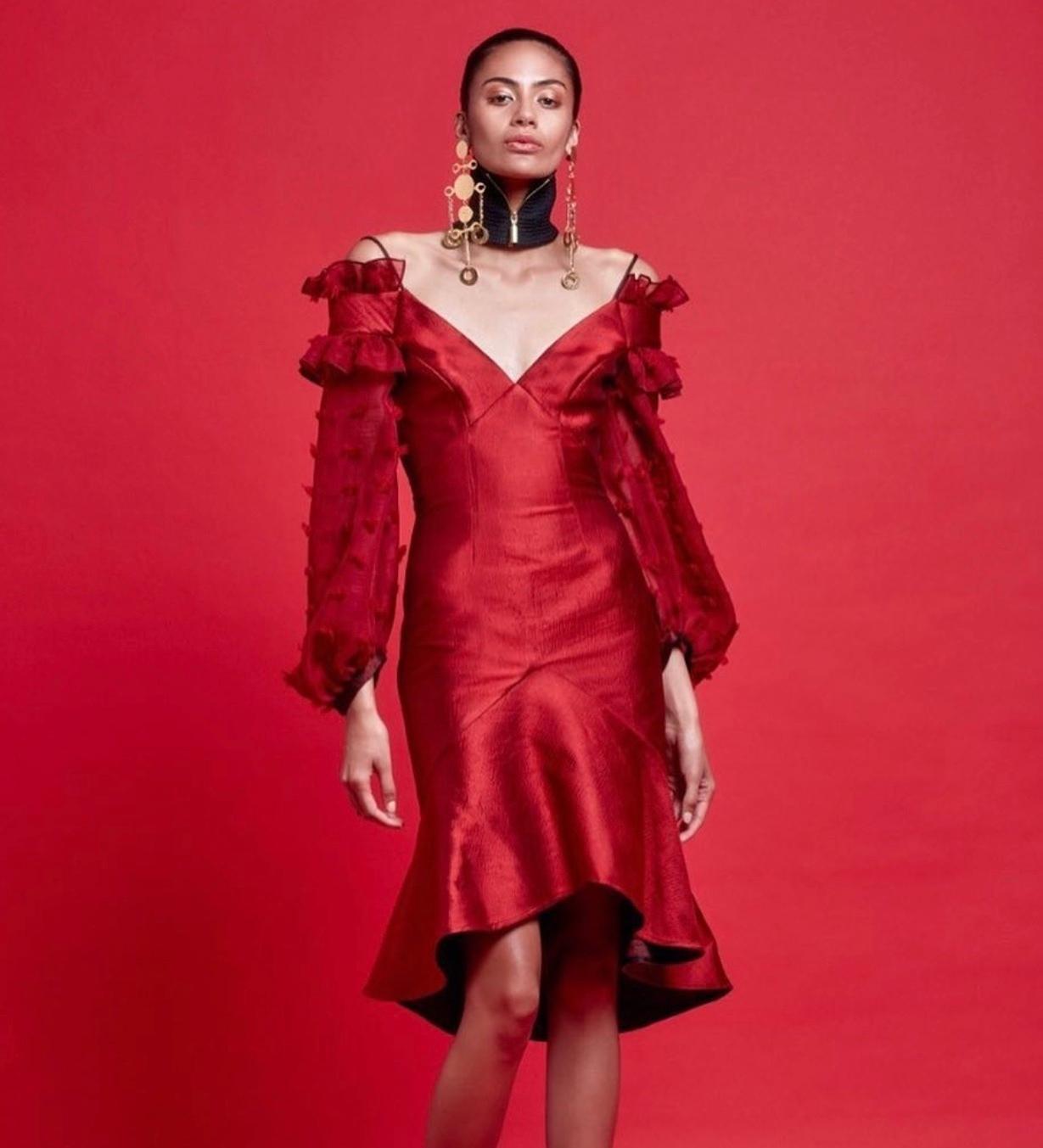 Nicola Finetti Rosalie Red Dress red size 8  - Image 1