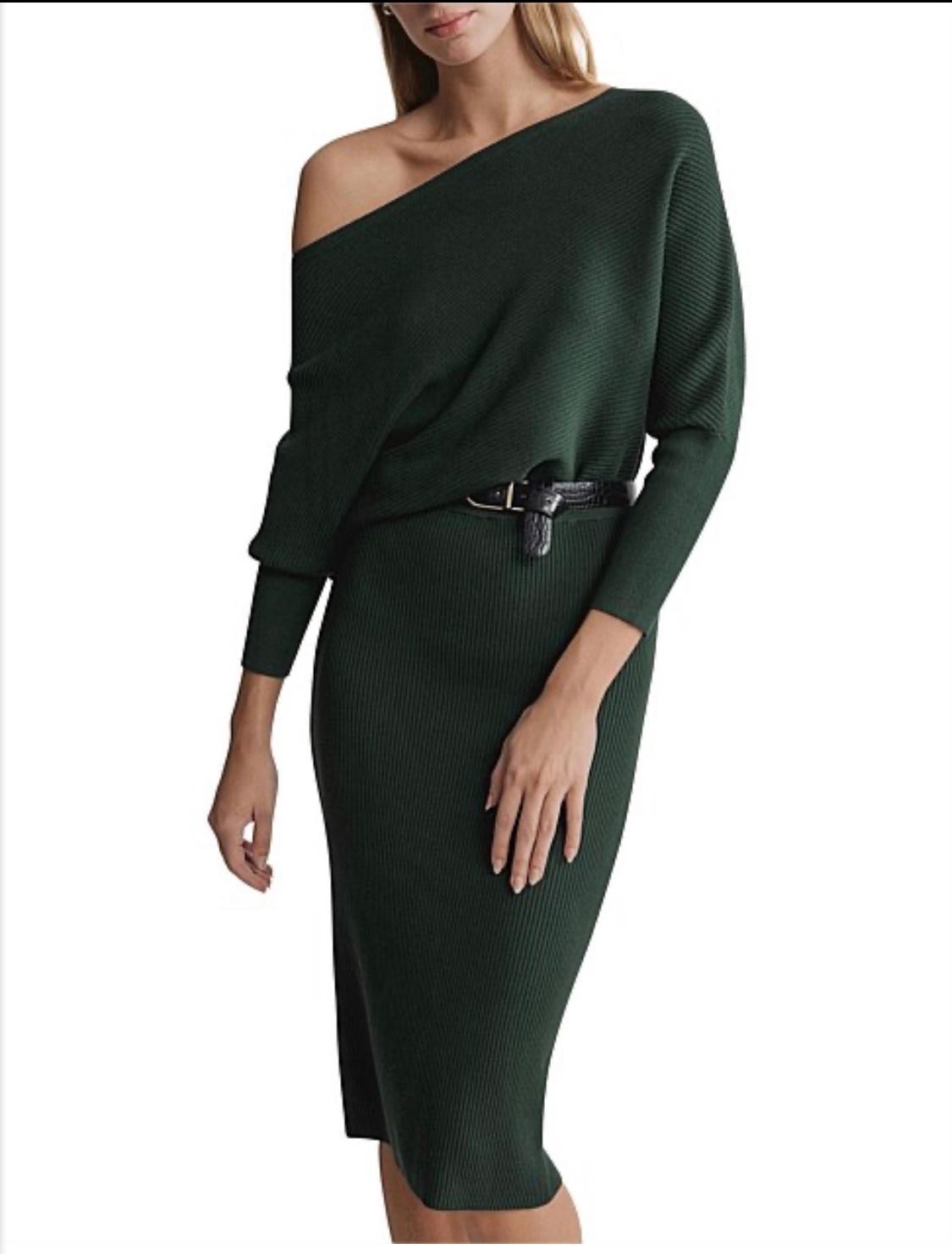Witchery Off Shoulder Knit Dress size 8 - Image 3