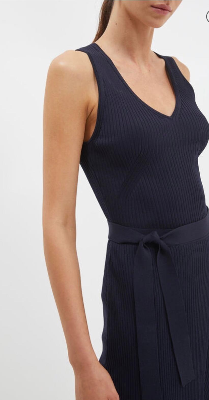 SABA Victoria Navy Knit Dress size 8 - Image 2