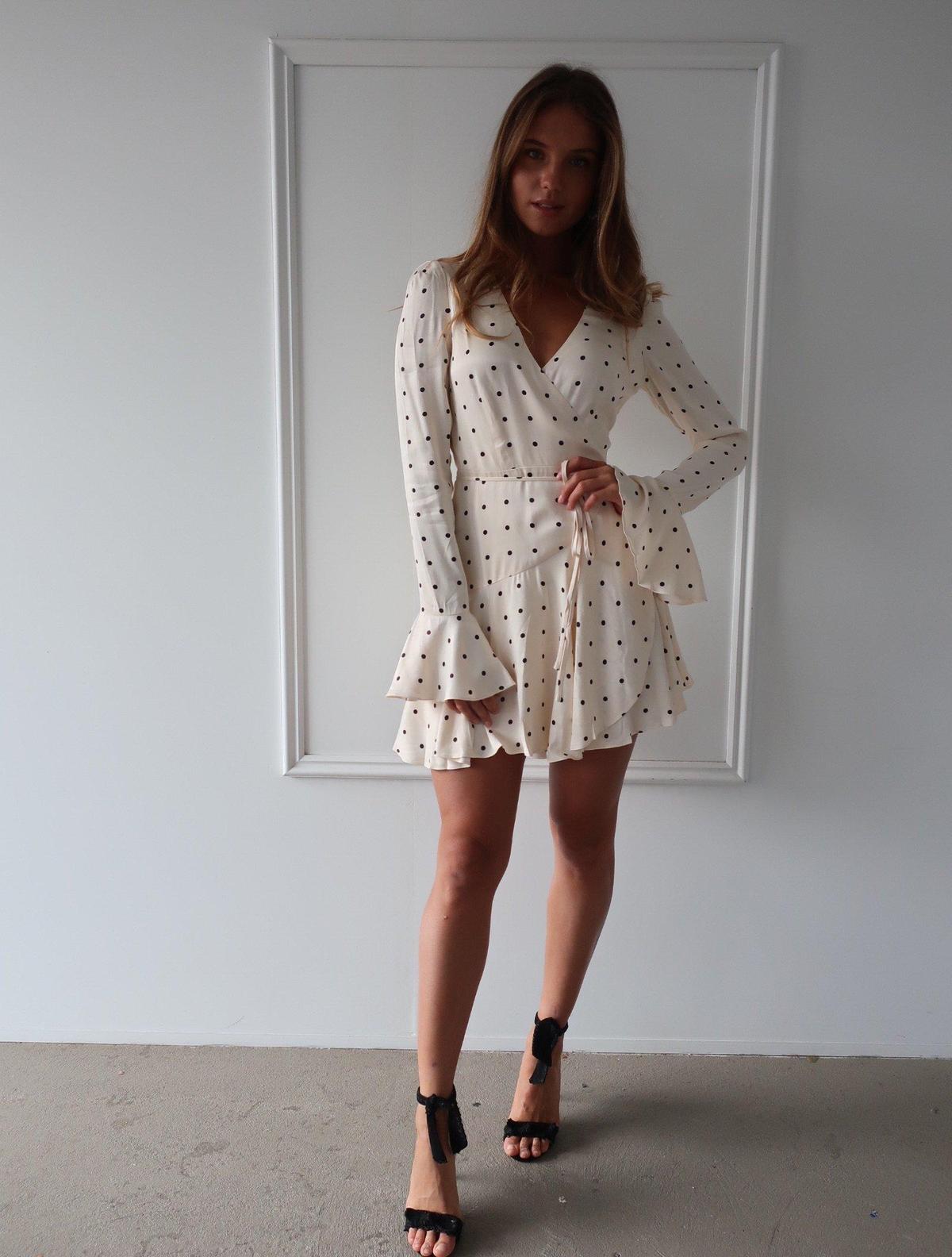 Shona Joy O'Dell Wrap Mini Dress Size 10 - Image 1