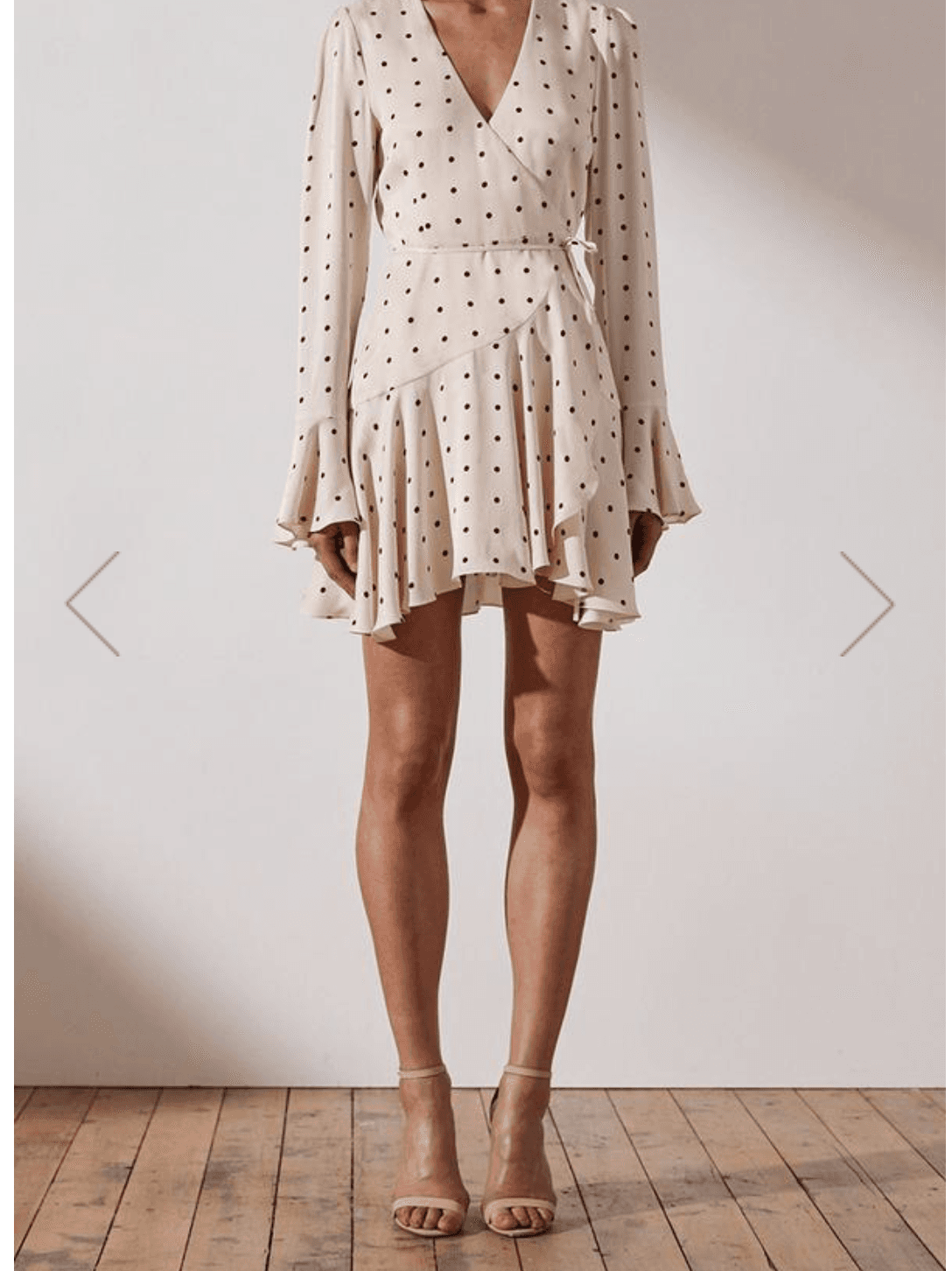 Shona Joy O'Dell Wrap Mini Dress Size 10 - Image 5