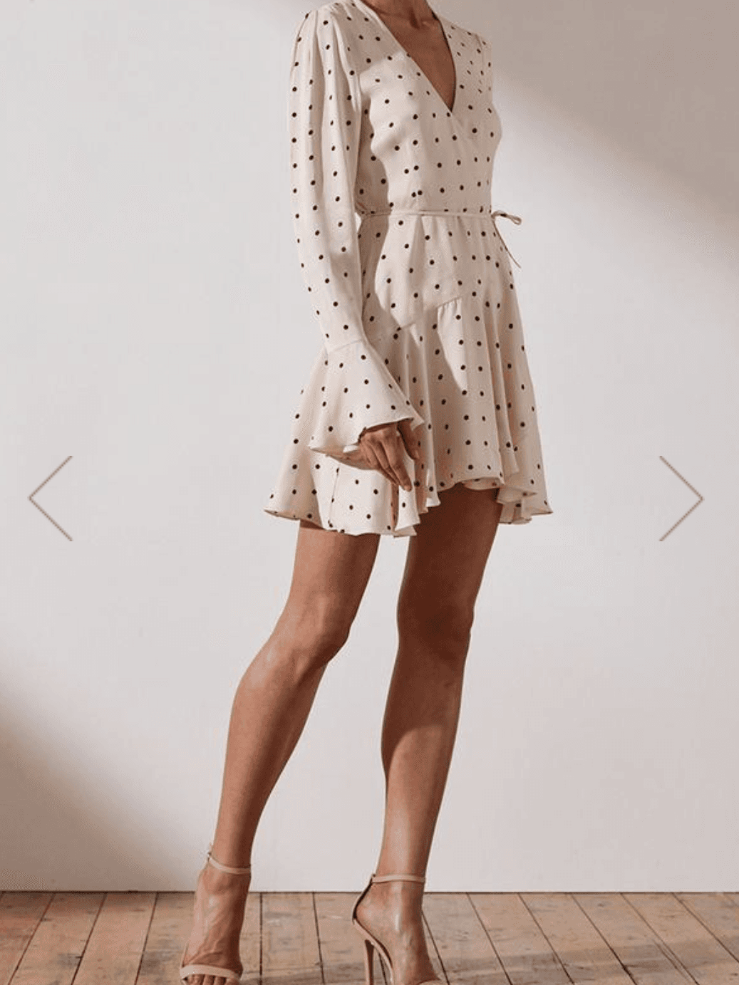 Shona Joy O'Dell Wrap Mini Dress Size 10 - Image 4