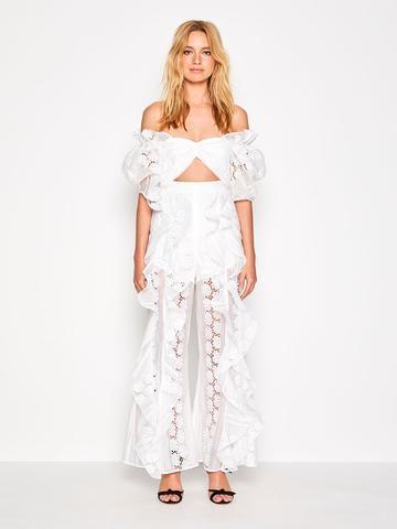 ALICE MCCALL | Dreamboat Top and Seashells Pant in Porcelain White | Size 6 - Image 5