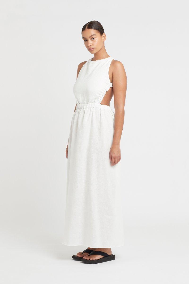 Sir the Label Alena Maxi Dress in Ivory Size XS / AU 6 for rent on The Volte - main image