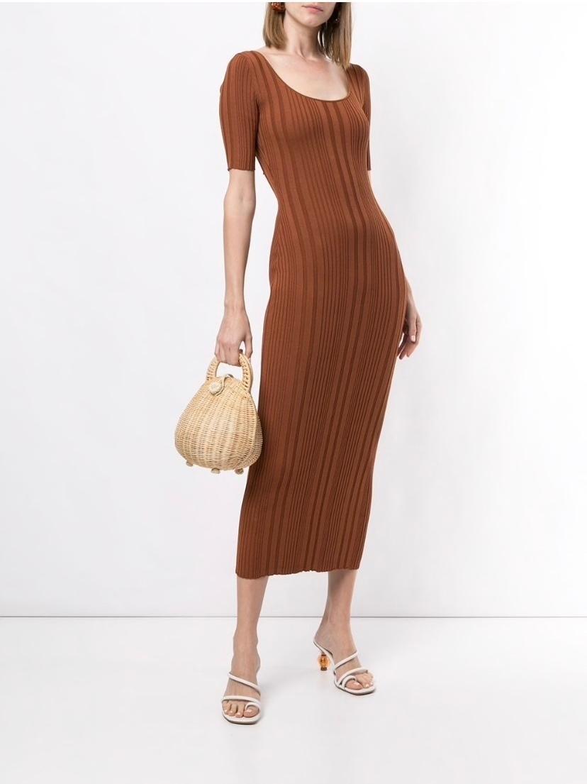 Bec & Bridge Toulouse Knit Dress brown size 6 - Image 1