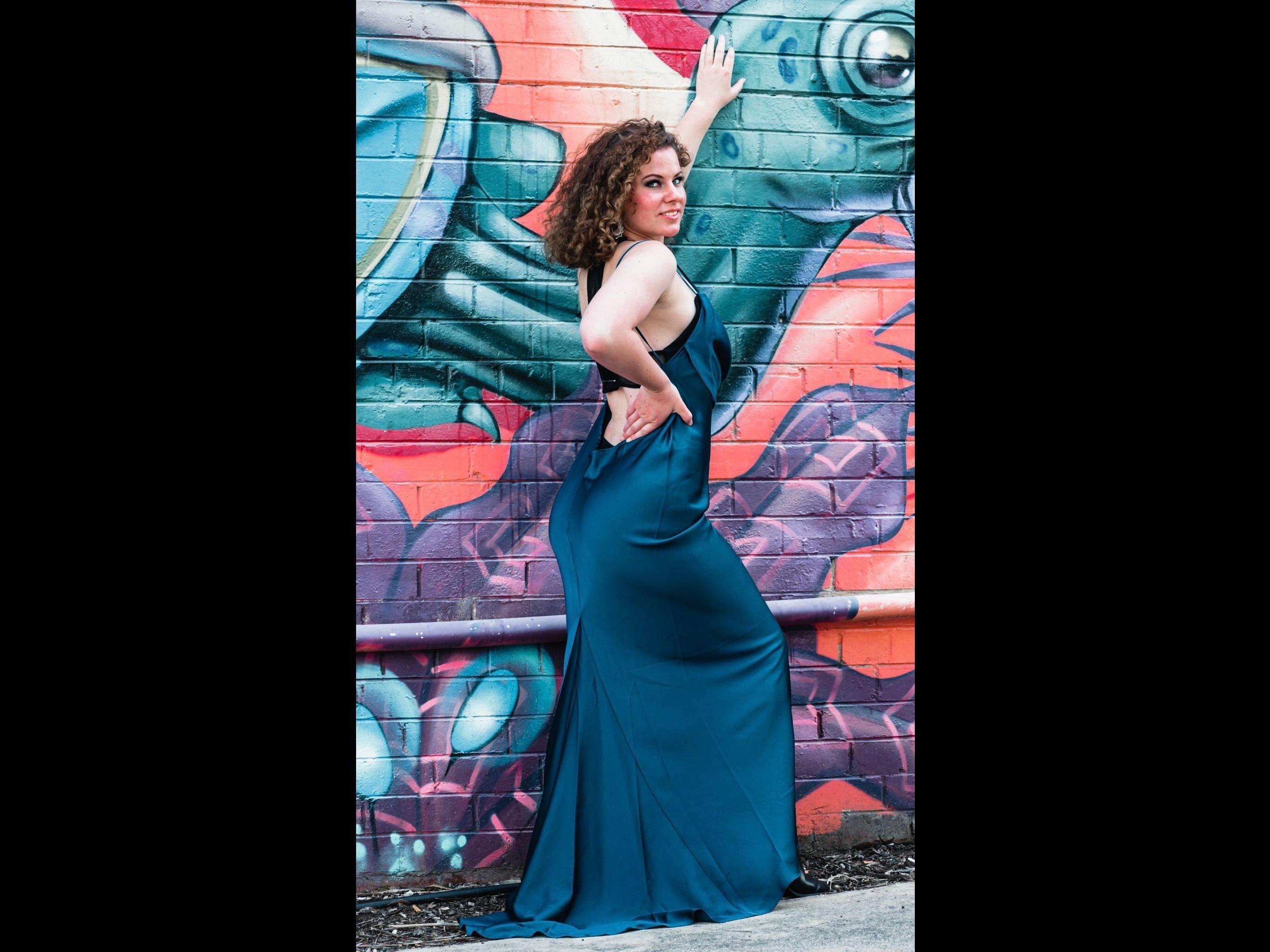 Lexi Zarni Dress - Cerulean Blue - Image 4